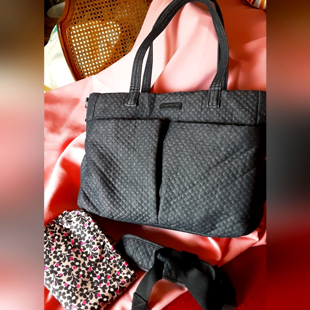 Like New Vera Bradley Denim Blue Diaper Bag